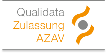 Zertifizierungslogo der Qualidata Zulassung AZAV